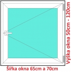 Plastov okna O SOFT ka 65 a 70cm